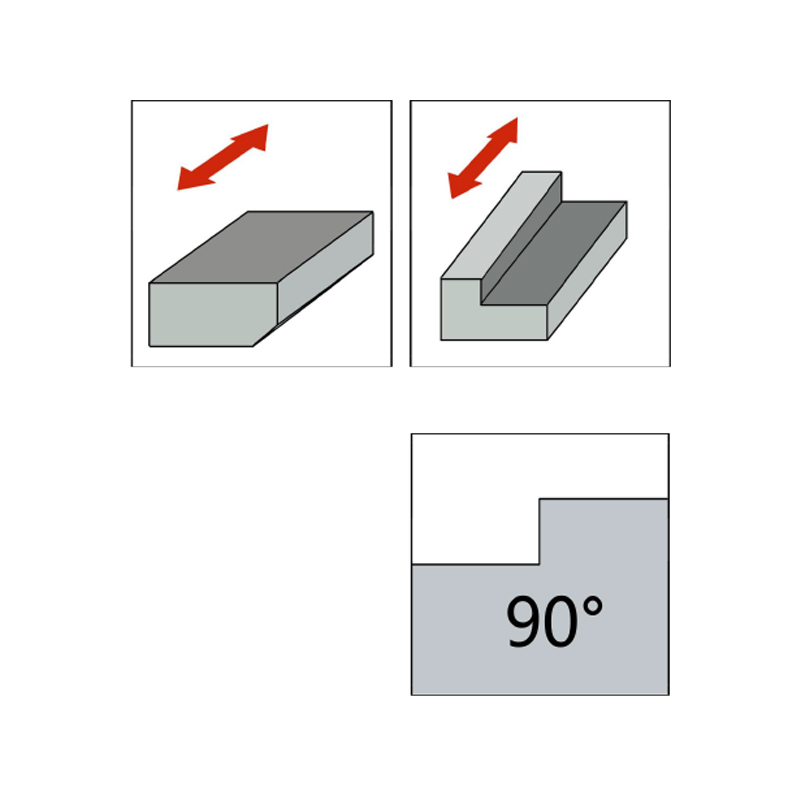  ČELNÁ FRÉZA,Kr=90°