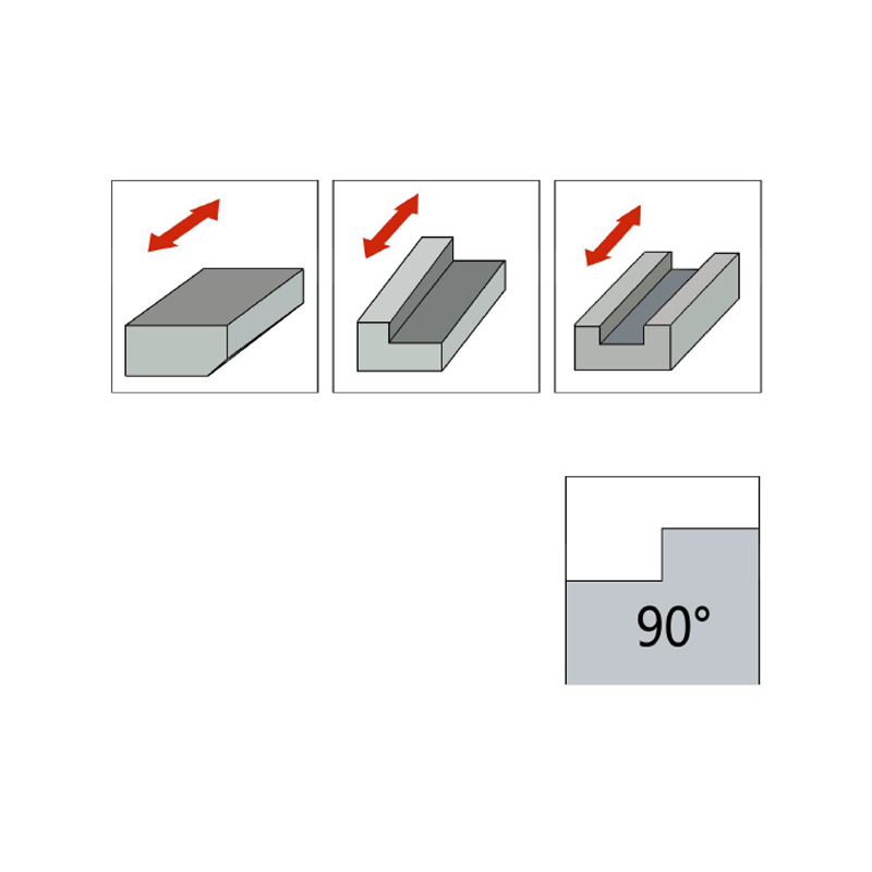  ČELNÁ FRÉZA,Kr=90°